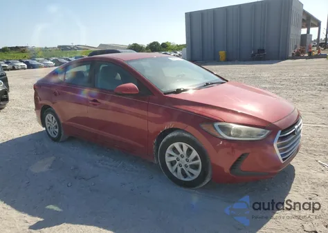 2017 Hyundai Elantra Se from USA, damaged, VIN KMHD74LFXHU074157